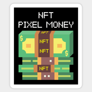 NFT Pixel Money Sticker